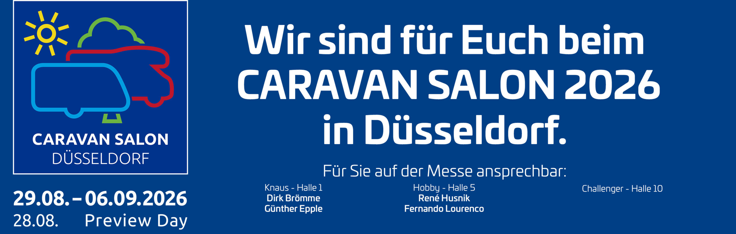 Der Caravan Salon 2026 ruft